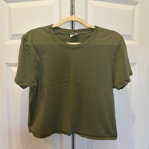 Outdoor Voices Forest Green Short Sleeve Tee